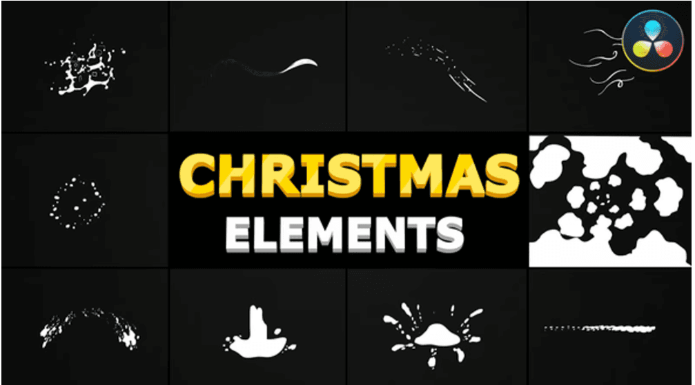 Christmas Elements | Free Elements for DaVinci Resolve