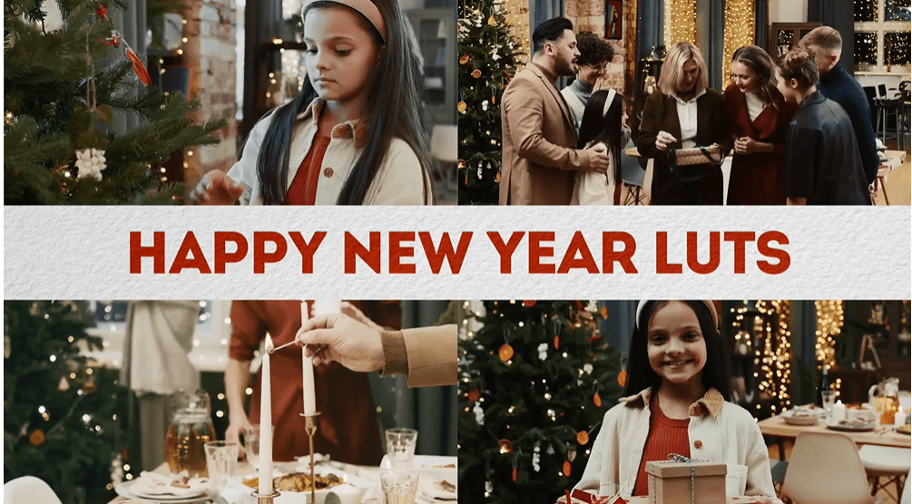 Happy New Year 2025 LUTs  | Free LUTs pack for Davinci Resolve