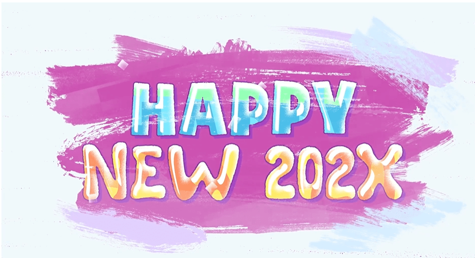 Happy New Year Logo | Free Templates for Davinci Resolve