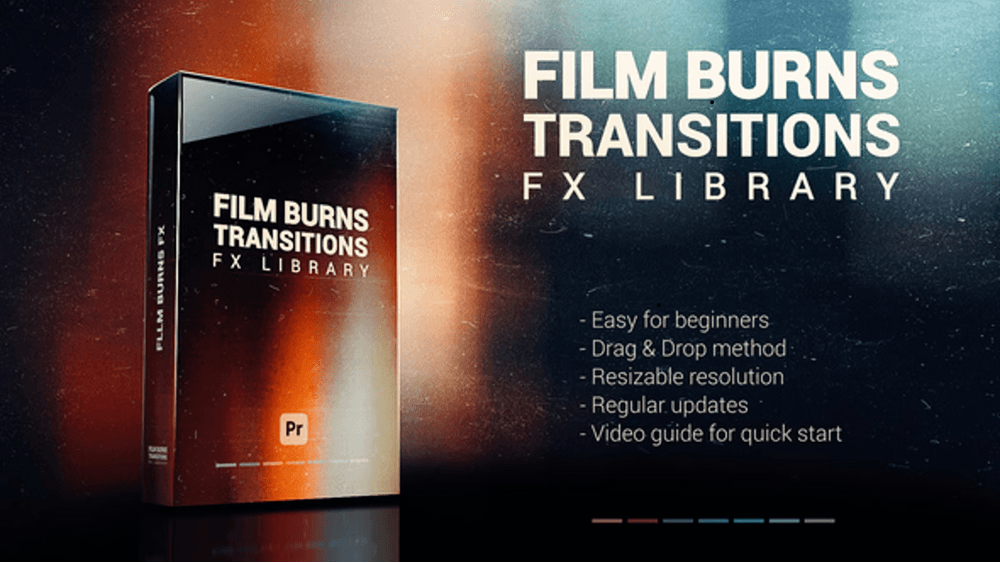 Film Burns Transitions | Free Transitions for Premiere Pro