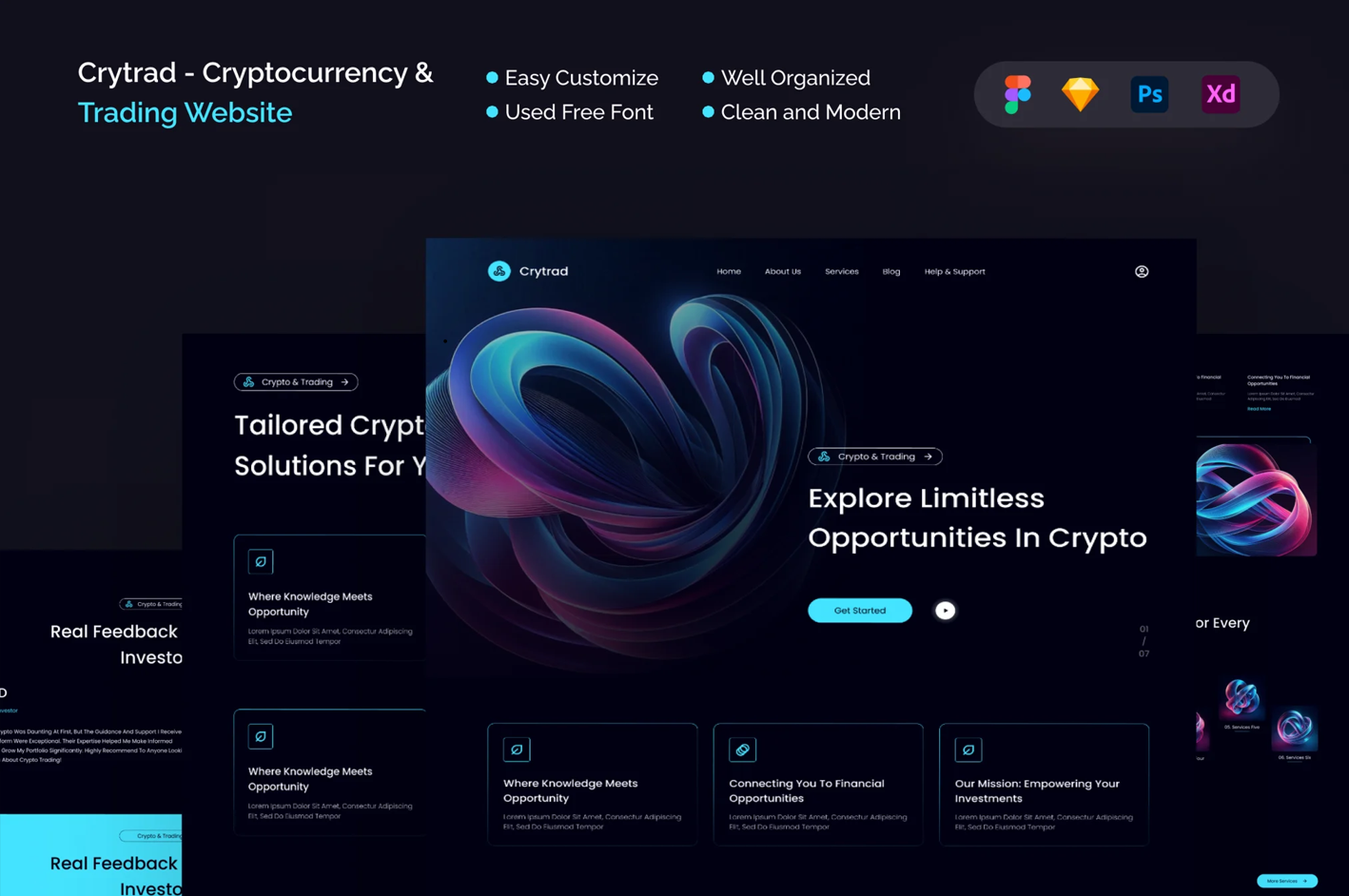 Crytrad - Cryptocurrency & Trading Website