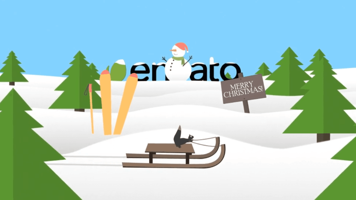 Snowman Christmas Intro | Free Intro for After Effects