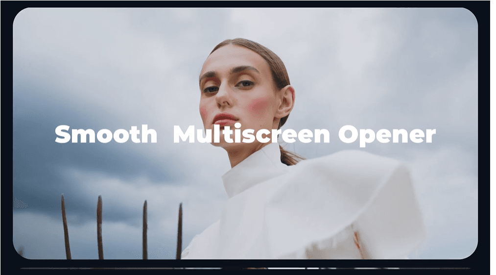 Smooth Multiscreen Opener | Free Templates for Davinci Resolve