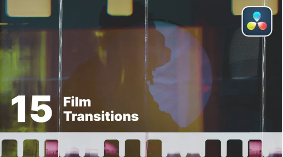 Film Transition Pack | Free templates for Davinci Resolve