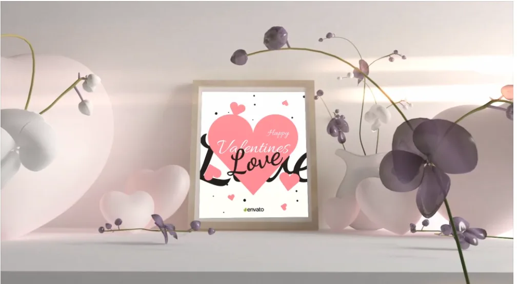 Happy Valentine’s Day | Free animation for Davinci Resolve