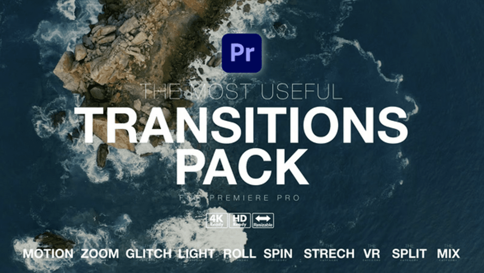 The Most Useful Transitions Pack Free for Premiere Pro