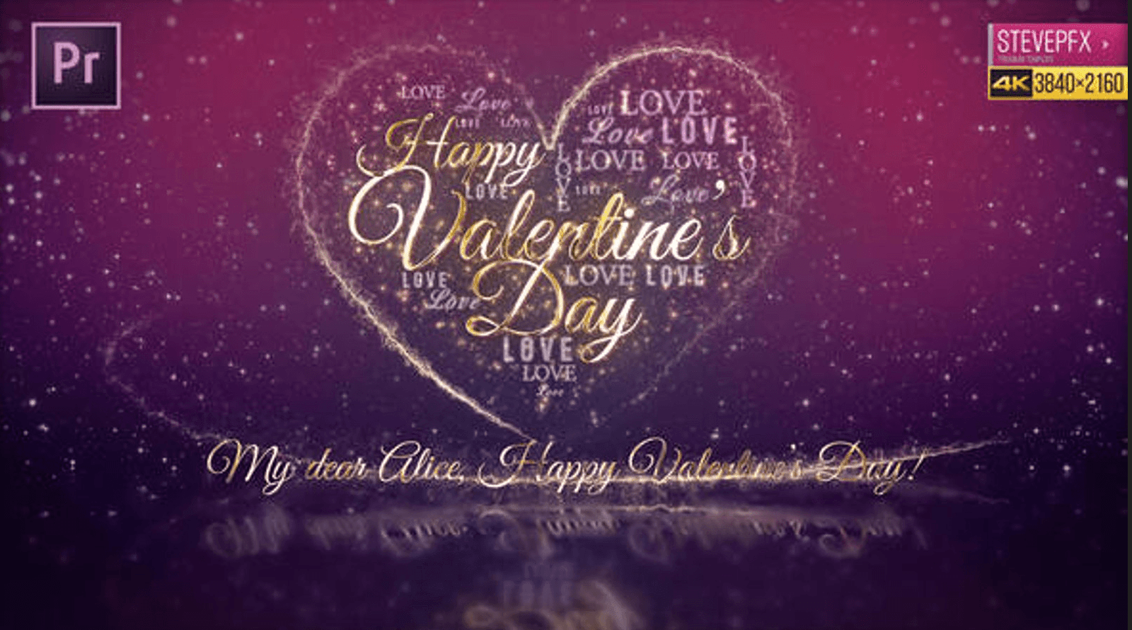 Valentine’s Day Wishes |1080p Free Transitions for Premiere Pro