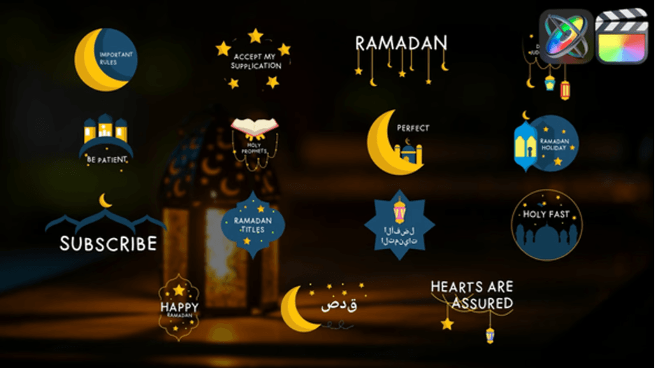 Ramadan Titles | Free templates for Final cut Pro