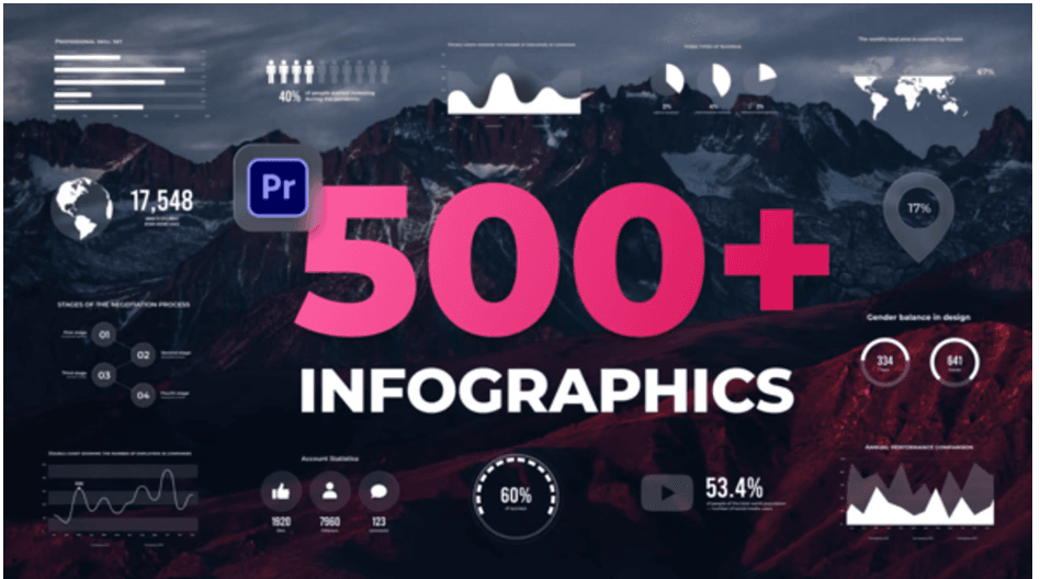 Infographics | MOGRT | Free templates for Premiere Pro