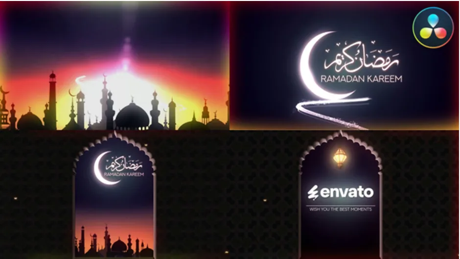 Ramadan Logo | Free templates for Davinci Resolve