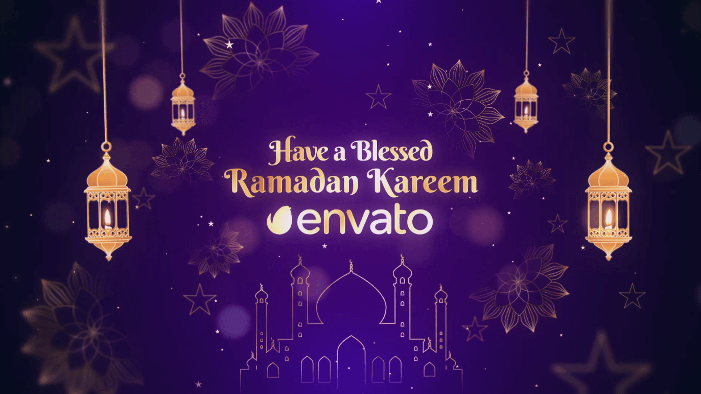 Ramadan Wishes Intro | Free Opener for After Effects