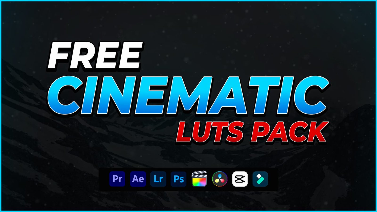 100 Cinematic LUTs Pack