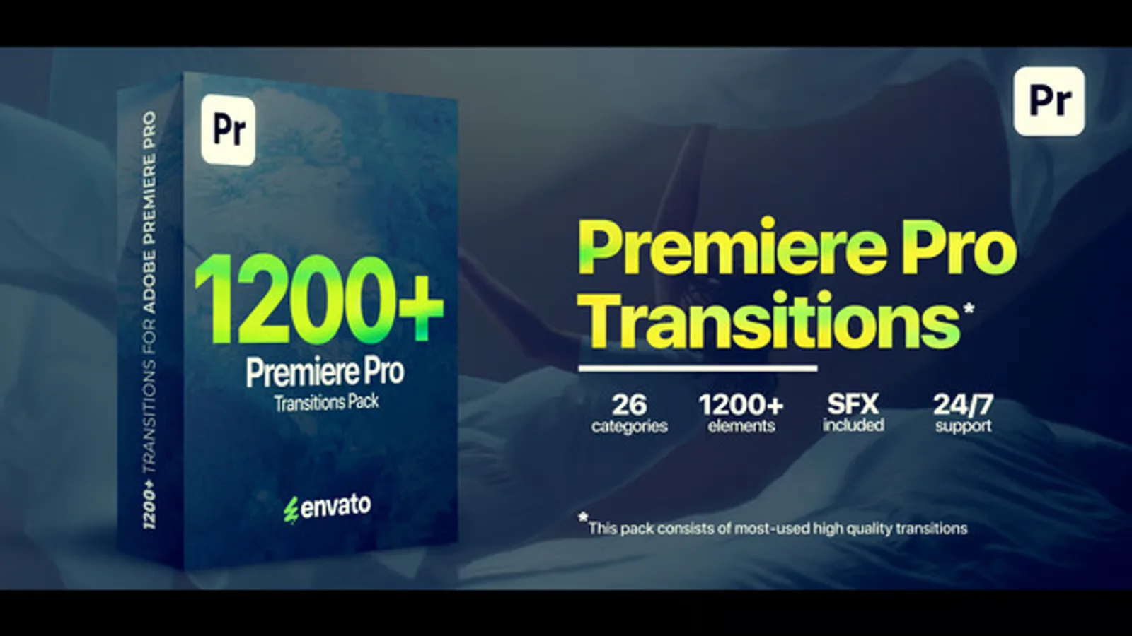 1200 Premiere Pro Transitions Pack
