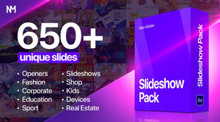 650 Unique Slides