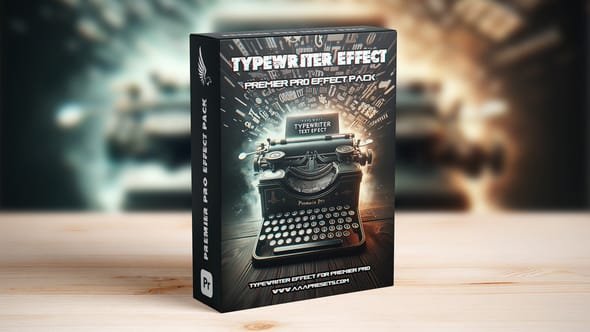Typewriter Text Effect for Premiere Pro - Add Classic Charm to Your Videos